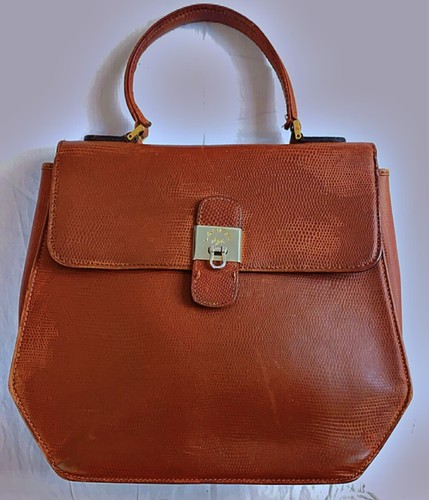 Sac lancel cuir vintage - lancel,