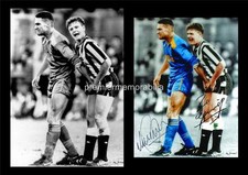 VINNIE JONES GRABBING PAUL GASCOIGNE GAZZA SIGNED PRE-PRINT EXCLUSIVE A4 PRINT 2