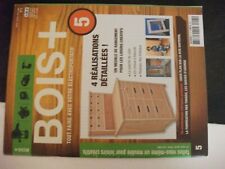 ** Revue Bois + n°5 Plan meuble pour loisirs créatifs / Tréteaux / tiroirs 