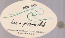 AUTOCOLLANT. Discothèque. ONA