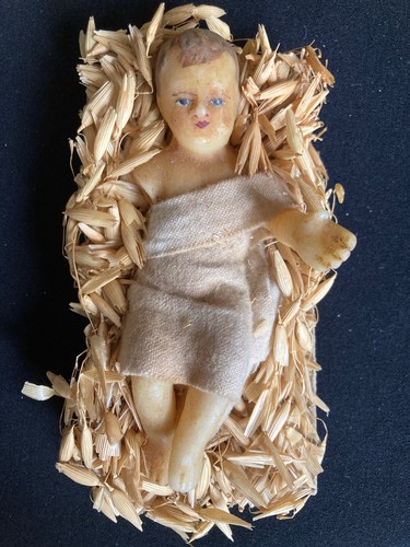 Petit jésus cire - jésus, crêche