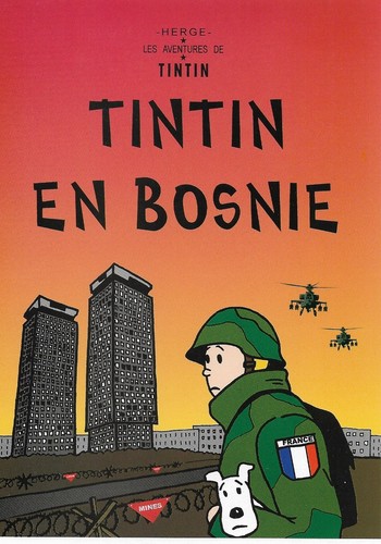 Plaque métal tintin - plaque,