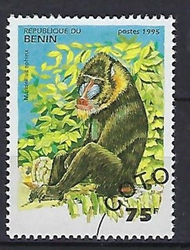 Bénin 1995 singes yvert - (3),
