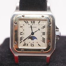119901 CARTIER SANTOS GALBEE LM MOON PHASE