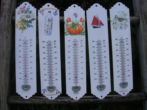 Thermometre emaille extérieur - thermometre,