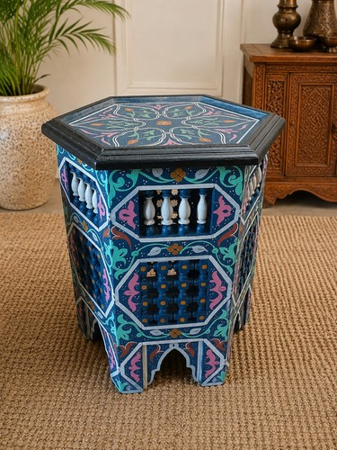 Table appoint artisanale - table,
