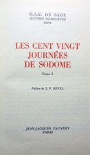 SADE/120 JOURNEES DE SODOME/ED