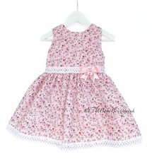 Robe rose bébé fille style