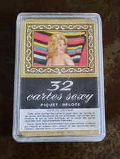 JEU DE 32 CARTES EROTIQUES ANNEES 60 CARTES SEXY DUCALE