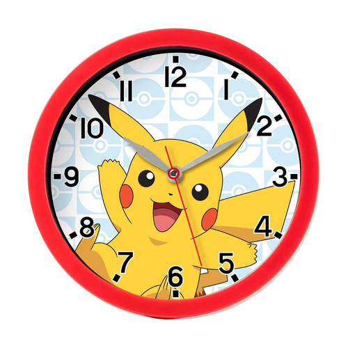 Horloge murale pikachu - murale,
