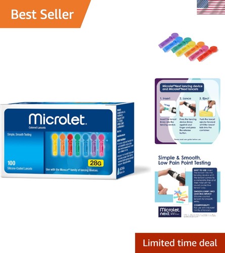 Silicone coated microlet - silicone-coated,
