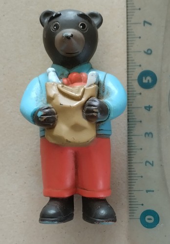 Figurine petit ours brun papa - figurine,