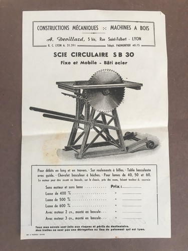 Ancienne petite publicité - , /