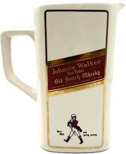 Johnnie Walker Scotch Whisky Red Label Tasse D'Eau Service Whisky Années 1970