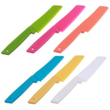  6 pièces enfants coupe-fruits coupe-pain en plastique outils de coupe de