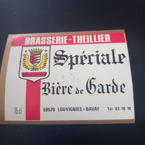 Etiquette bière garde brie - bière,