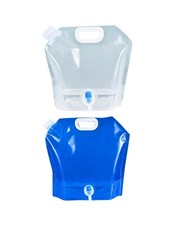 Réutilisable Bidon à Eau Pliable de 5L avec Couvercle étanche et le robinet- ...