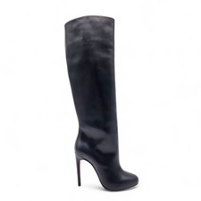 Bottes En Daim Noir Christian