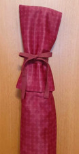 Japanese Handmade Kendo Shinai Bokken Bag Case Holds 3 Bamboo Swords Red Unused