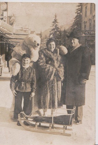 Davos carte photo famille - .,