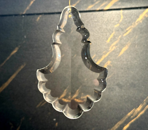 Pampille plaque cristal - en,