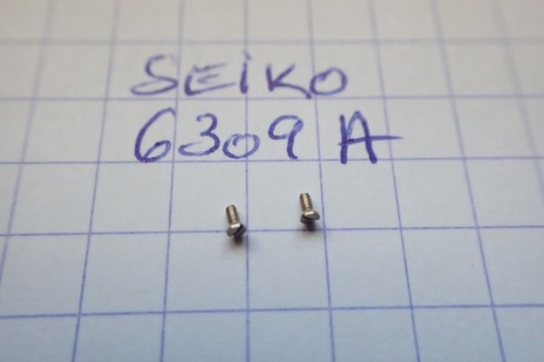 Seiko 6309a vis de cadran - :,