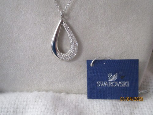 Collier swarovski argenté ras - collier,