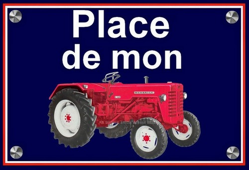 Plaque place mon - ,