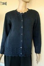 GILET PULL DENTELLE NOIR T