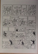 TINTIN HERGE REPRODUCTION