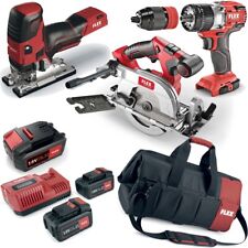 Flex Paquet Piles Scie Circulaire Manuelle à Chantourner Clés à Chocs 3x LG +Sac