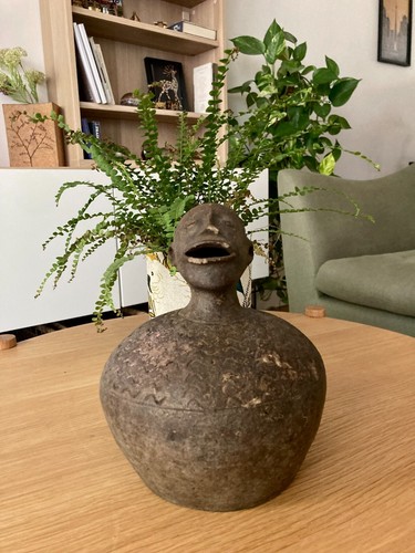 Jarre sculpture africaine - africaine,