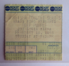 DEEP PURPLE TICKET 1985 TICKET