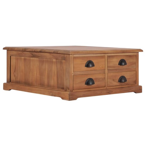 Bois teck solide table - de,