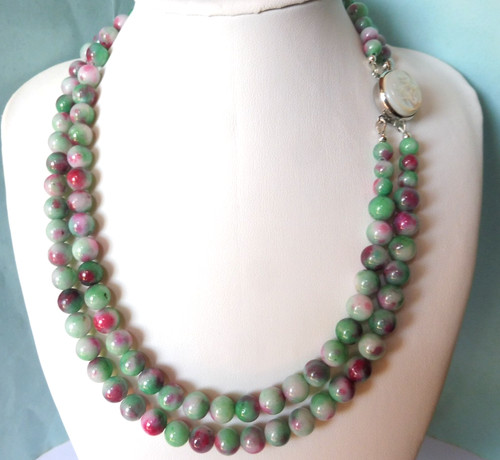 Collier jade kunzite - collier,