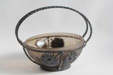 Coupe verre Lorrain Nancy Belle Étoile Daum Croismare Art déco (65723)