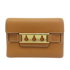 DELVAUX Tempete Small Wallet Calfskin Brown
