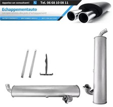 SMART City-Coupe 0.6 0.7 (1998-2004) échappement silencieux arrière