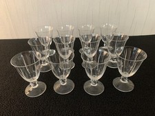 13 white wine glasses model Orval cut crystal Daum h: 9.5 cm (piece price)