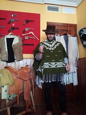  Cowboy Western wool Poncho