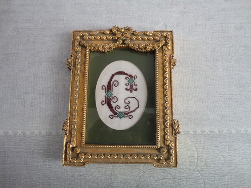 Tableau broderie abecedaire - tableau,