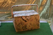 ANCIENNE BOITE A COUTURE DECO SHABBY TRAVAILLEUSE