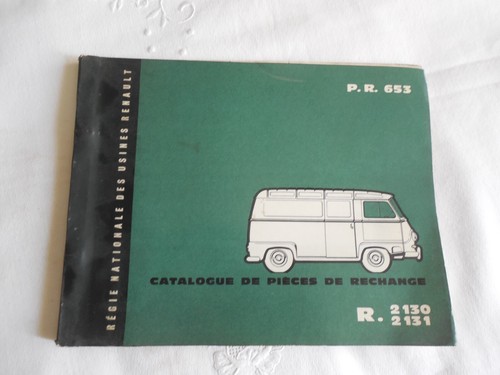 Ancien catalogue pieces - de,