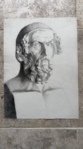 Xix etude dessin - xix°,