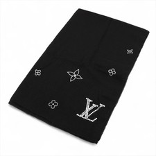 Louis Vuitton 402330 Etole Monte Carlo Stole Cashmere Black