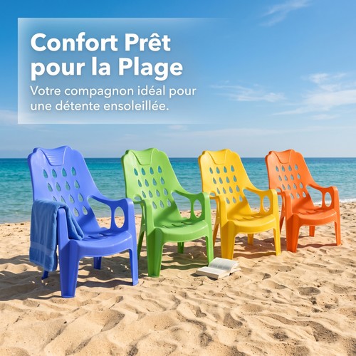 Chaise plage pliante longue - pliante,