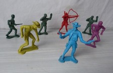 #Petits Soldats# lot Grandes figurines (11 / 12cm) Soldats, Indien, Cow-boys