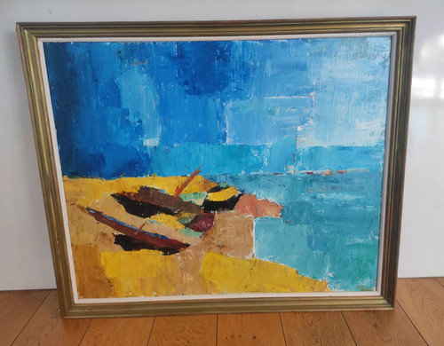 Peinture moderne xxl paysage - peinture,