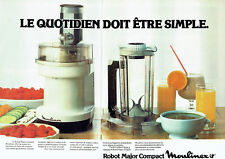 Advertising 038 1979 Moulinex (2p) Robot Major Compact 24.3.18