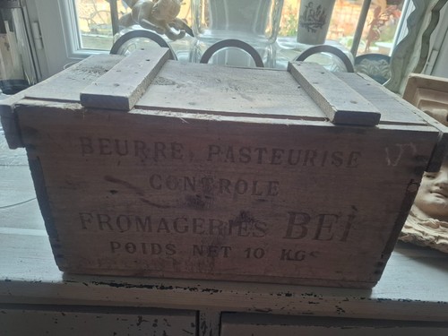 Ancienne caisse coffret bois - caisse,